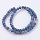 Natural Weathered Agate Beads Strands X-G-G589-6mm-07-2