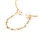 Bracelet en perles de perles naturelles pour fille femmes BJEW-JB06829-6