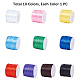 PandaHall 10 Color 1.5mm Rattail Satin Nylon Trim Silk Cord for Friendship Bracelet Braided Necklace NWIR-PH0001-40A-5