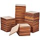 PandaHall Elite 120 pcs 5cm(2 inch) Unfinished Blank Wood Squares Slices Wood Cutouts Pieces for Pyrography Painting Writing DIY Arts Craft Project Book Signing WOOD-PH0008-25-1