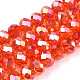 Electroplate Glass Beads Strands EGLA-A034-T6mm-B22-A-1