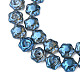 Chapelets de perles en verre électroplaqué EGLA-N008-018-C02-3