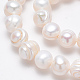 Natural Cultured Freshwater Pearl Beads Strands SPPA007Y-1-3