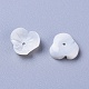 Capuchons de perles de coquille naturelle BSHE-F014-01-2