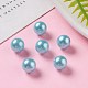 Perles rondes en plastique ABS imitation perle X-MACR-F033-8mm-01-6