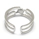 925 Sterling Silber Finger Ring Komponenten STER-P041-51P-3