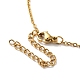 Cubic Zirconia Flower of Life Pendant Necklace & Diamond Stud Earrings SJEW-M099-01G-6