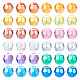 Pandahall 1080pcs 12 perles acryliques transparentes de style PACR-TA0001-11-1