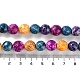 Naturelles feu crépitent agate perles brins&nbsp;G-M437-A01-01B-5