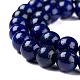 Natural Lapis Lazuli Round Beads Strands X-G-I181-10-8mm-5