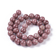 Chapelets de perles en rhodonite naturelle X-G-L417-08-10mm-2