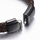 Bracelets de cordon en cuir PU BJEW-F288-05B-3