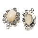 Подвески-подвески из натурального лунного камня с огранкой в форме овала G-G181-06P-09-2