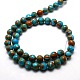 Round Synthetic Imperial Jasper Beads Strands G-I098-12mm-05-3