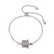 Браслеты с подвесками и морскими черепахами BJEW-JB11702-02-2