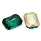 Cabuchones de cristal de facetado rectángulo de rhinestone RGLA-A017-10x14mm-SM-3
