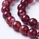 Natural Agate Beads Strands G-G754-04-8mm-3