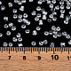Bagliore nelle perle di semi di vetro trasparente luminoso scuro SEED-YWC0001-01H-4