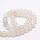 Dyed Natural Agate Faceted Round Beads Strands G-E320B-10mm-06-2