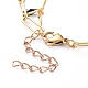 Brass Enamel Double Layer Necklaces NJEW-JN02831-01-3