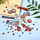 CRASPIRE Wax Seal Stamp Head Crystal Removable Sealing Brass Stamp Head for Creative Gift Envelopes Invitations Cards Decoration AJEW-WH0099-507-6