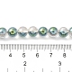 Прозрачные стеклянные бусины гальваническим пряди GLAA-T032-T8mm-C05-4