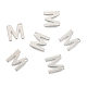 304 Stainless Steel Letter Charms STAS-O072-M-2
