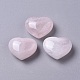 Piedra de amor de corazón de cuarzo rosa natural X-G-G798-14-1