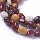 Natural Mookaite Beads Strands G-P433-17-3
