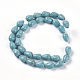Chapelets de perles en turquoise synthétique G-E456-19-8x12mm-2