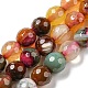 Chapelets de perles d'agate naturelle G-C082-A01-01-2