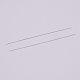 炭素鋼ロングストレート縫製刺繍糸  編みこみブレスレットネックレスジュエリー作りに  プラチナ  10.2x0.02cm TOOL-CJC0002-02D-1