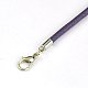 Cowhide Leather Cord Bracelet Making AJEW-JB00016-01-2