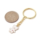 Porte-clés pendentifs en émail en alliage d'ours KEYC-JKC00573-01-3
