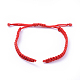 Création de bracelets de corde en nylon tressée X-AJEW-M001-11-2