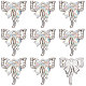 SUNNYCLUE 1 Box 30Pcs Butterfly Charms Micro Pave Rhinestone Charm Crystal Glass Bead Butterflies Charm Bowknot Metal Alloy Charms for Jewelry Making Charm DIY Necklace Earrings Craft Supplies Women ALRI-SC0001-01-1