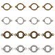 Conectores de enlaces de aleación de estilo tibetano chgcraft PALLOY-CA0001-61-RS-1