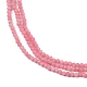 Натуральный розовый опал бусы пряди G-F806-A01-2mm-4