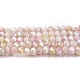 Brins de perles de verre plaquées à facettes GLAA-C023-02-C12-2