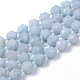 Chapelets de perles en aigue-marine naturelle G-R482-02-10mm-1
