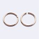 925 Sterling Silver Open Jump Rings STER-F036-02RG-0.5x6mm-2