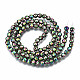 Electroplate Non-magnetic Synthetic Hematite Beads Strands G-T114-60B-06-2
