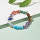 Bracelet extensible en perles de pierre mélangées naturelles et synthétiques BJEW-AL00003-20-3