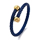 Браслеты-торсионы из нержавеющей стали 304 для женщин BJEW-P310-22BL-4