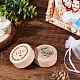 Column Wooden Finger Ring Storage Boxs CON-WH0086-063B-5