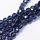 Chapelets de perles en imitation cristal autrichien G-M181-4mm-20A-2