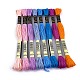 8 Skeins 8 Colors 6-Ply Crochet Threads PW-WG76952-07-1