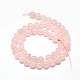 Naturali Quarzo Rosa rotondo fili di perle G-P072-05-8mm-2