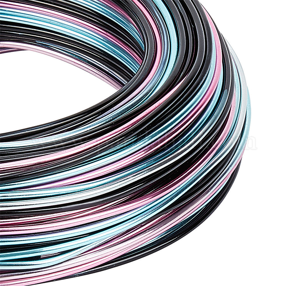 Perles Aluminium Multicolore Forme Fleur - 7 Mm, Lot De 50, Pour Création Bijoux, Neuves