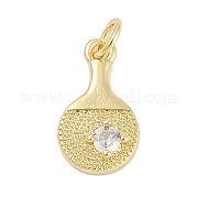 Латунные микро проложить кубического циркония подвески KK-Q028-62G